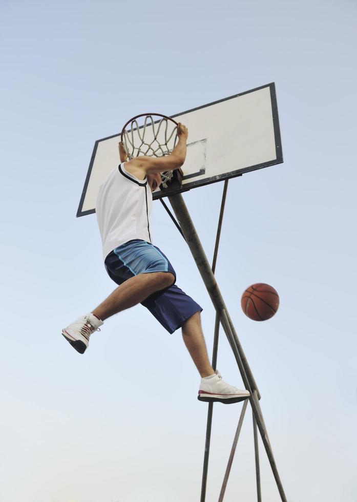 Basketball player view photo