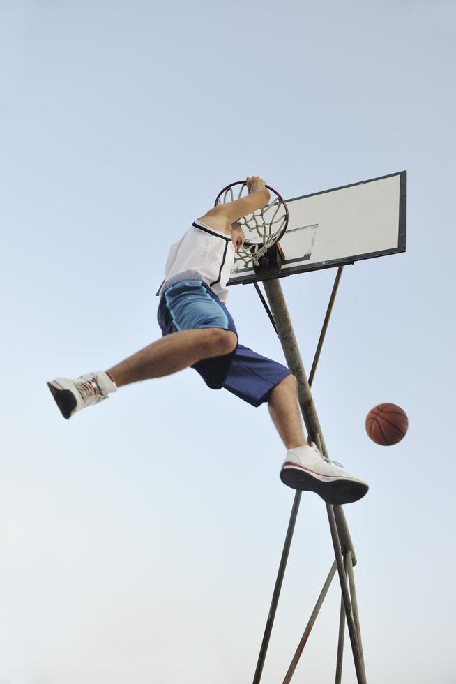 Basketball player view photo