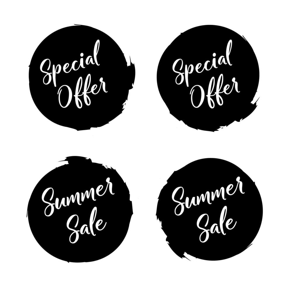 Special offer in grunge style. Special offer isolated on white background. Eps10 vector