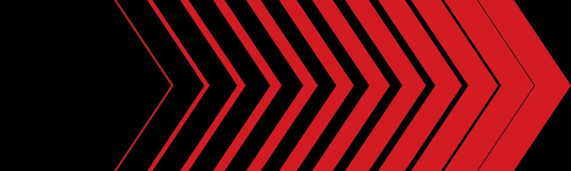 Red Arrow in a row. Arrows Red on Black background. Arrows vector icons. Arrow icon. Eps10