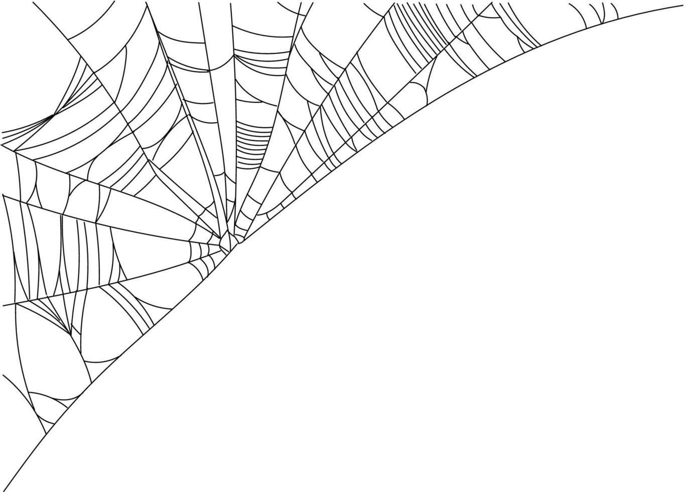 Spider web parts vector