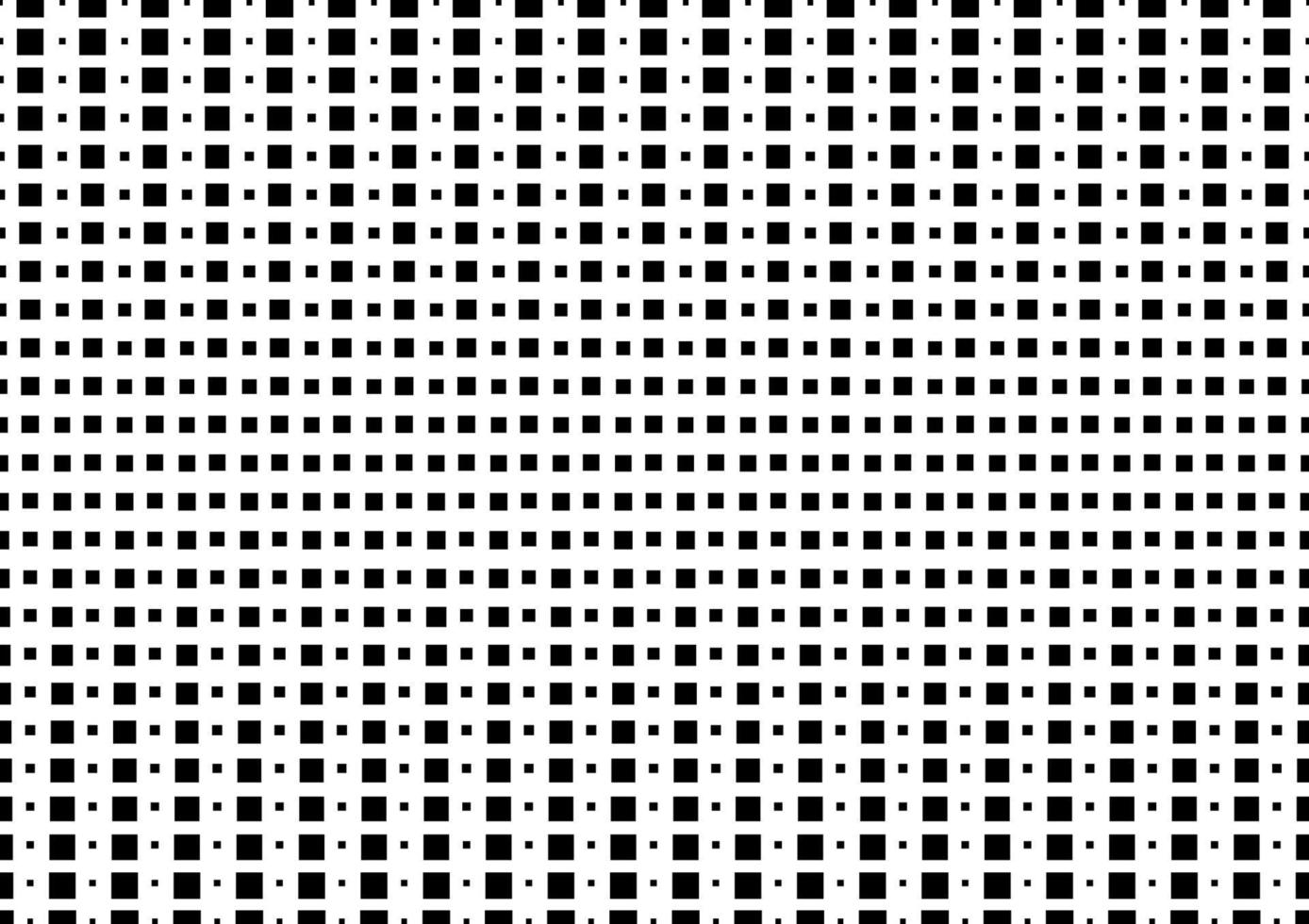 Black ground rectangular pattern fabric cut from small to large black vector