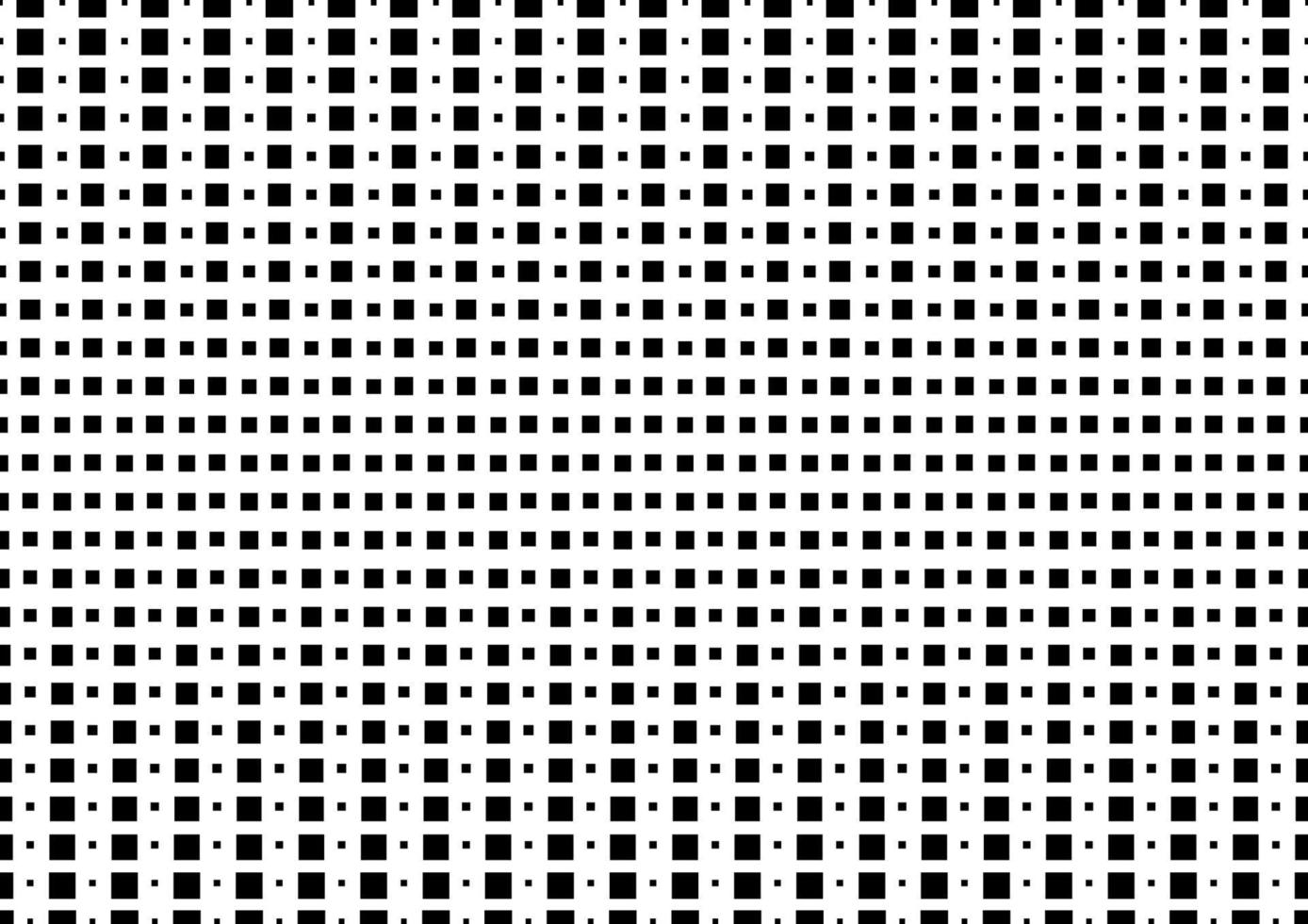 Black ground rectangular pattern fabric cut from small to large black vector