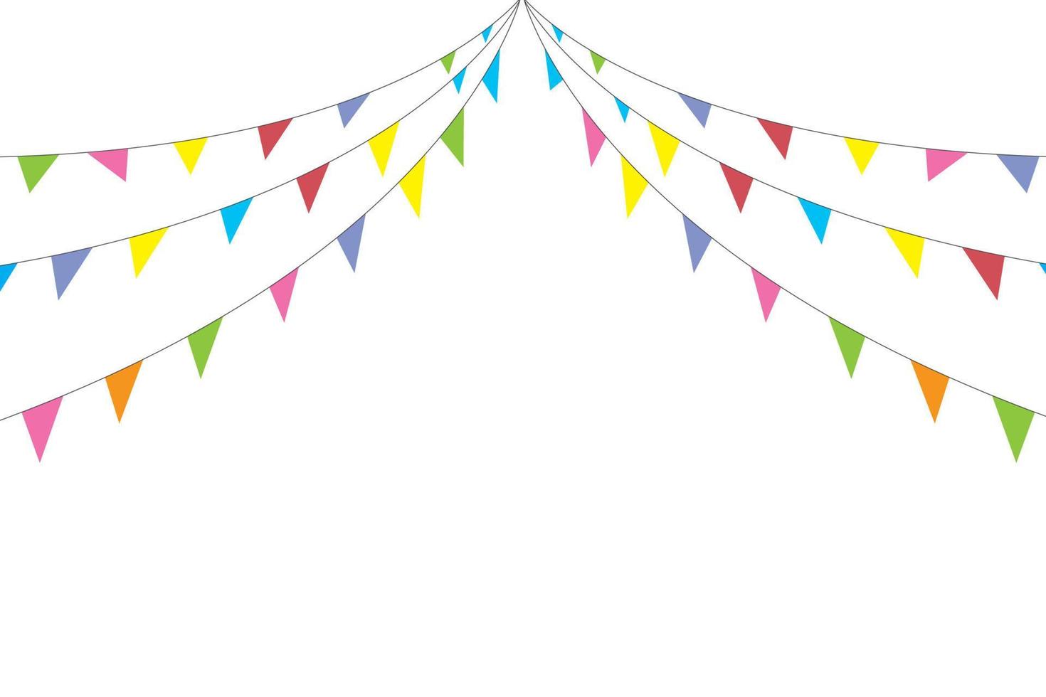 event flags colorful flags pattern flags festival flags vector