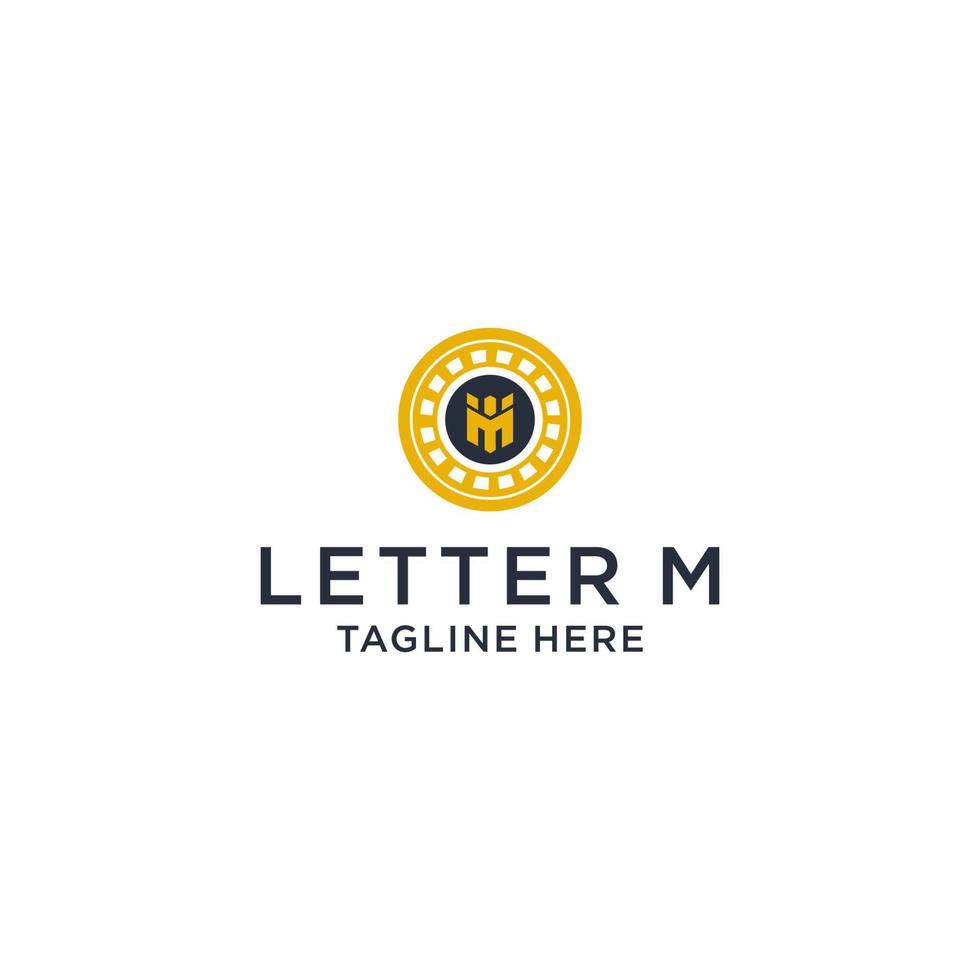 Letter M logo icon design vector
