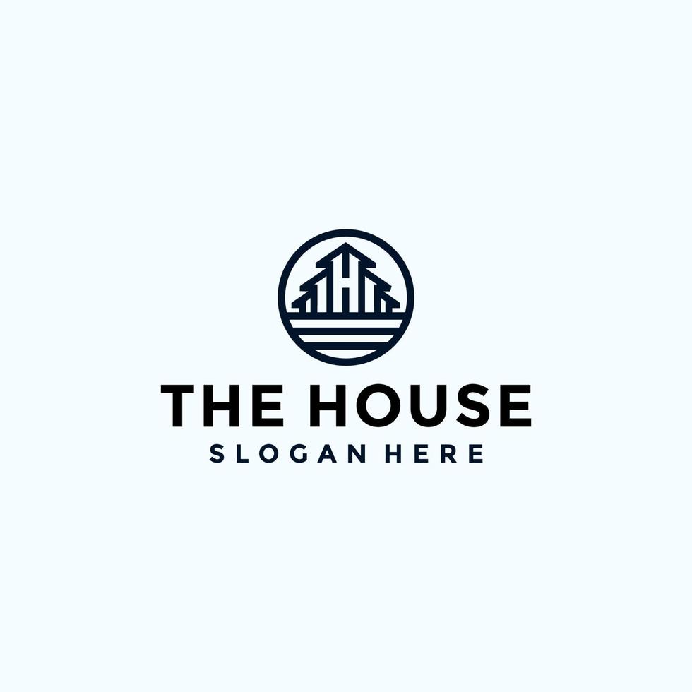 House logo icon vector image
