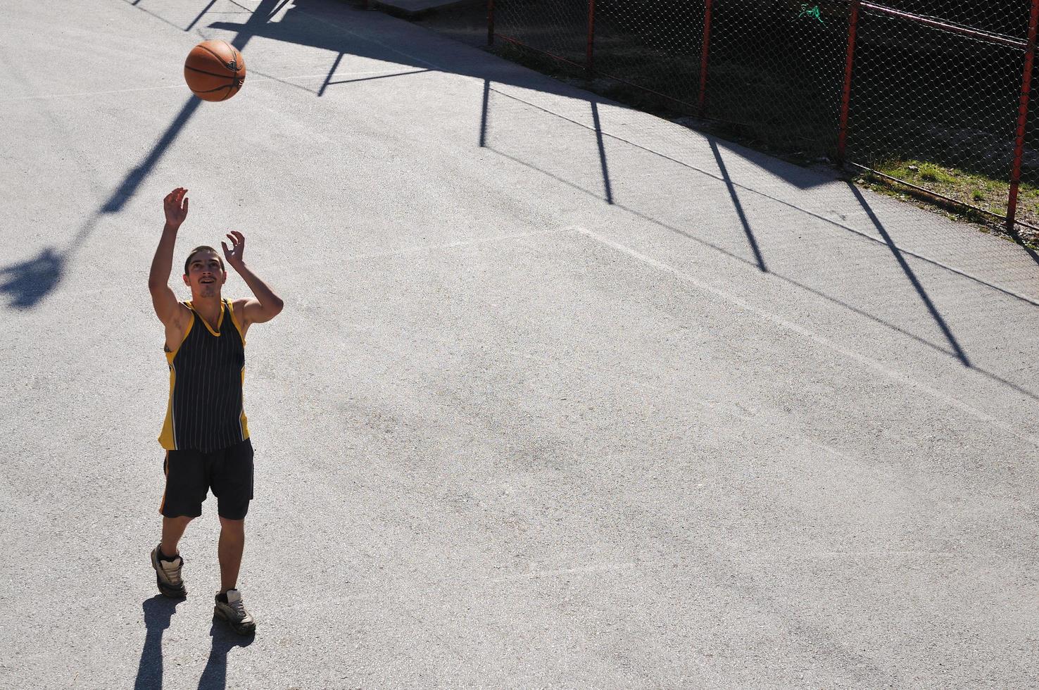 street basketball view photo