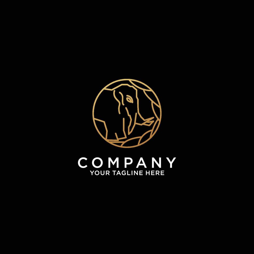 Elephant logo icon vector image