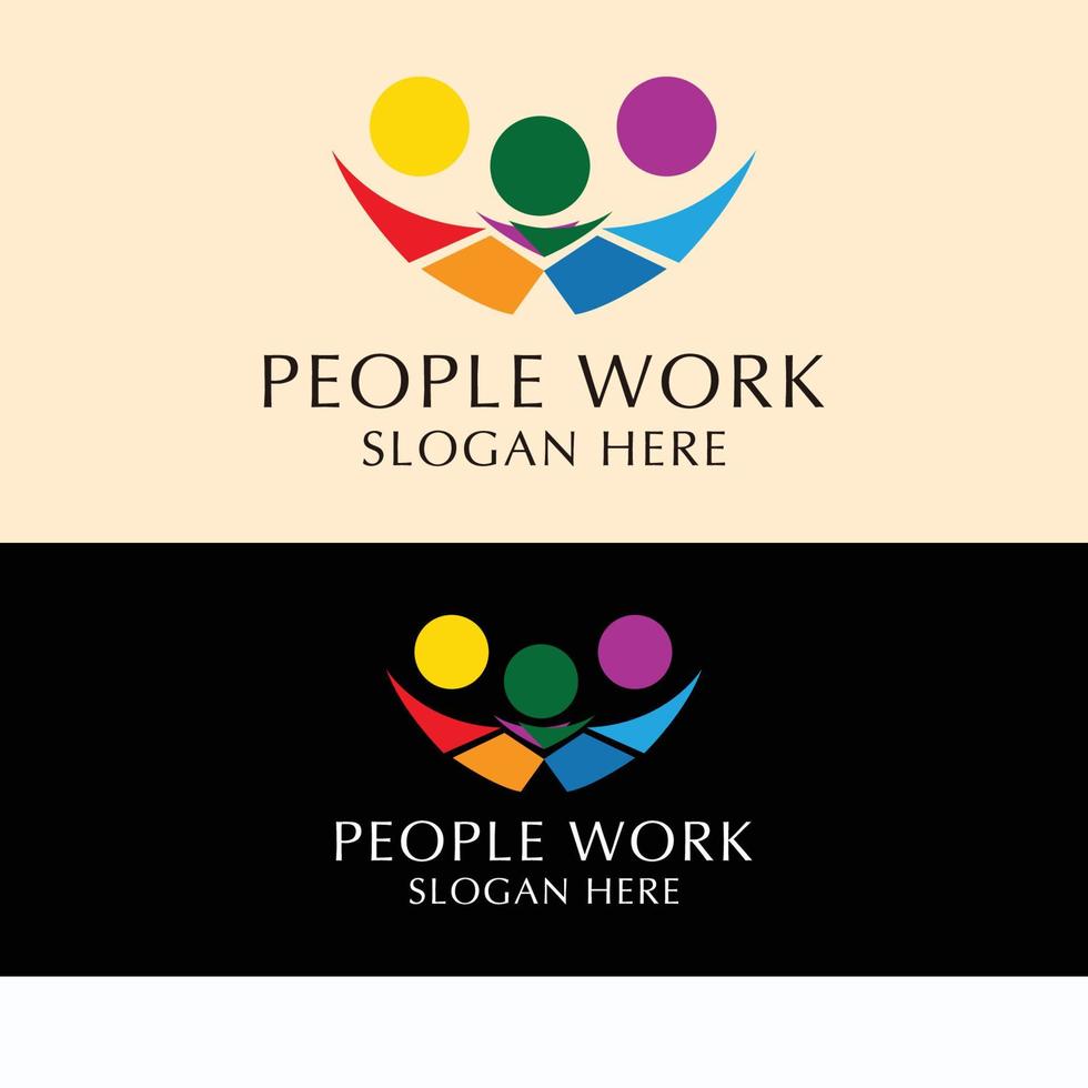 People logo icon vector image