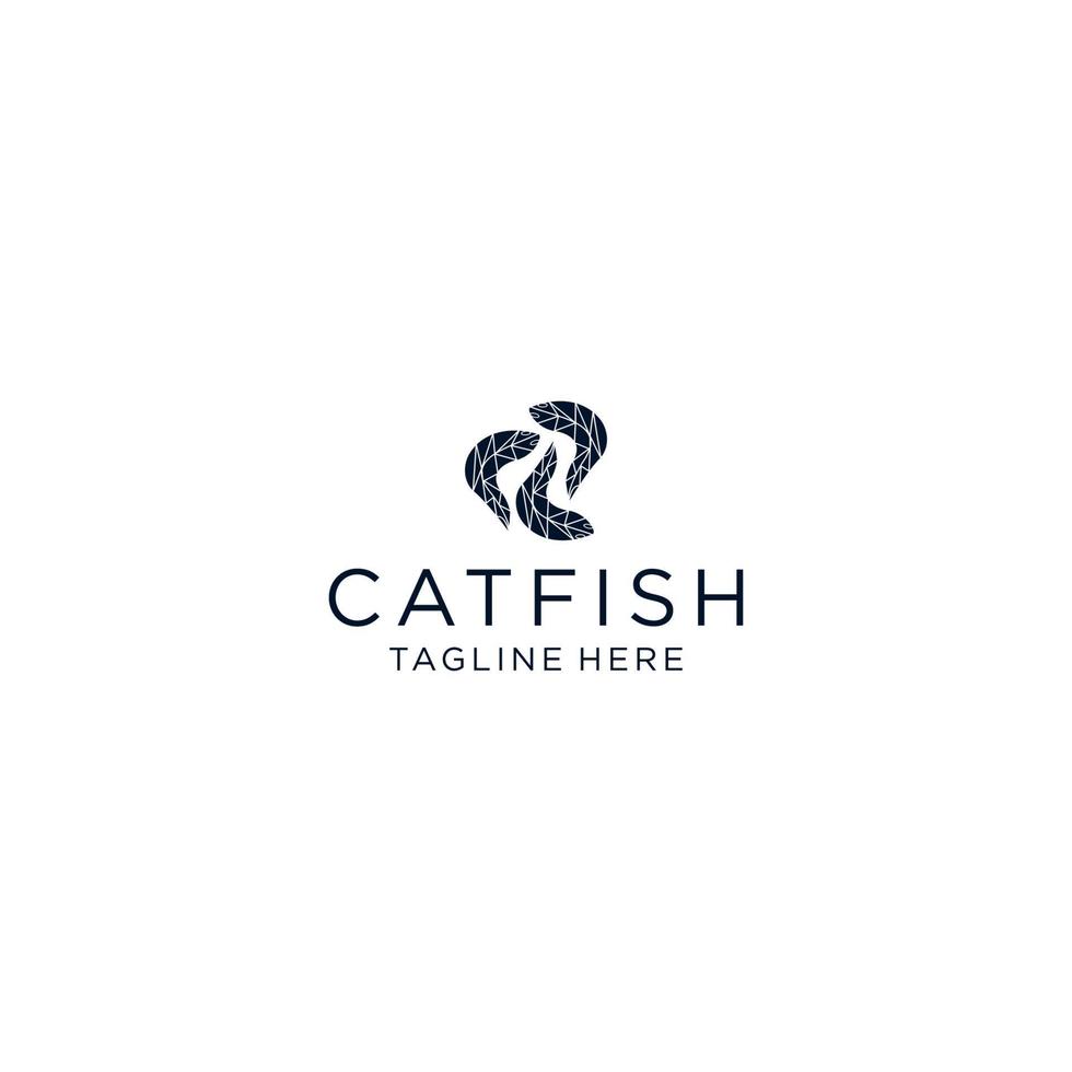 Fish logo icon vector image