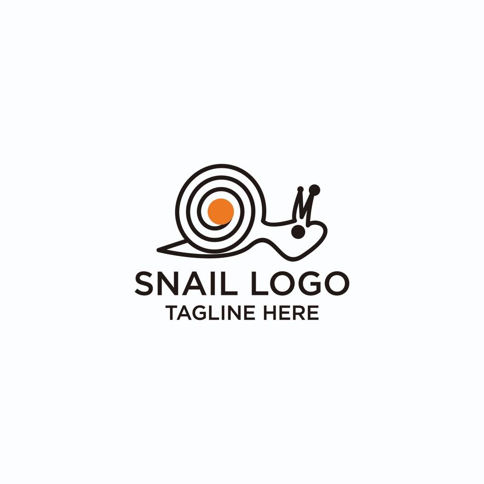 Snail logo icon vector image