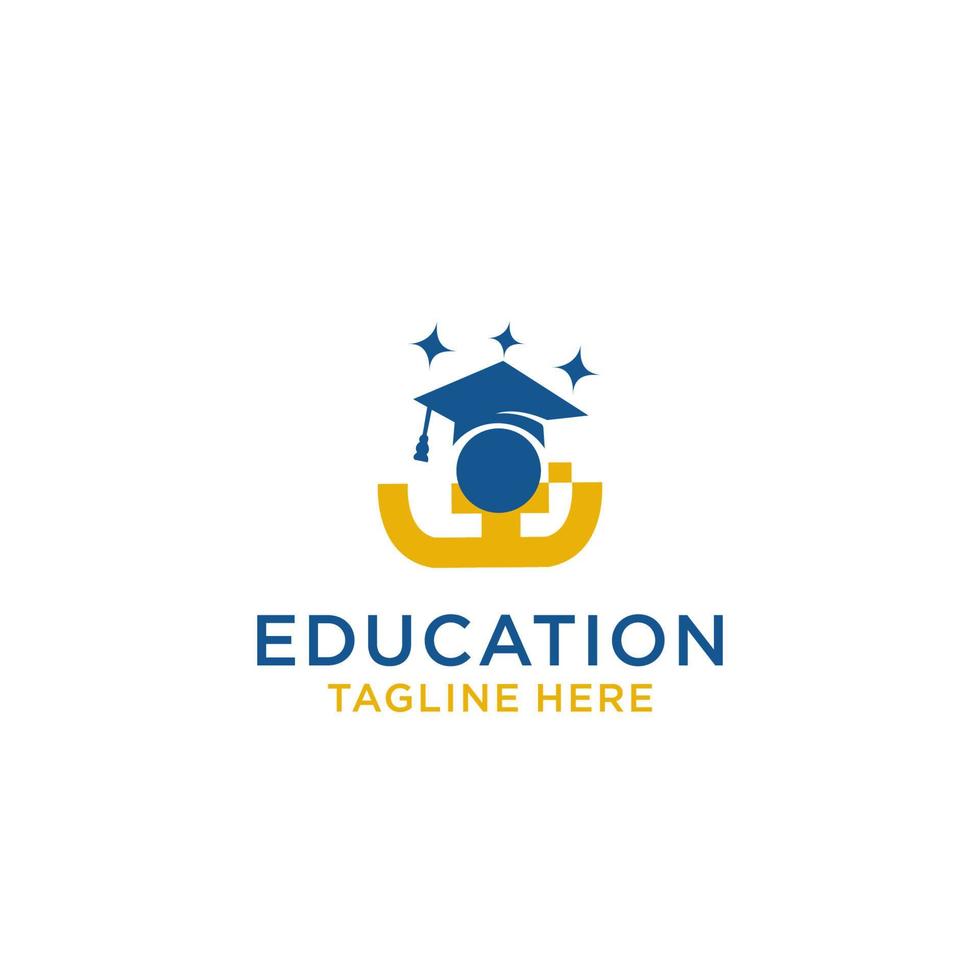 imagen vectorial del icono del logotipo de educación vector