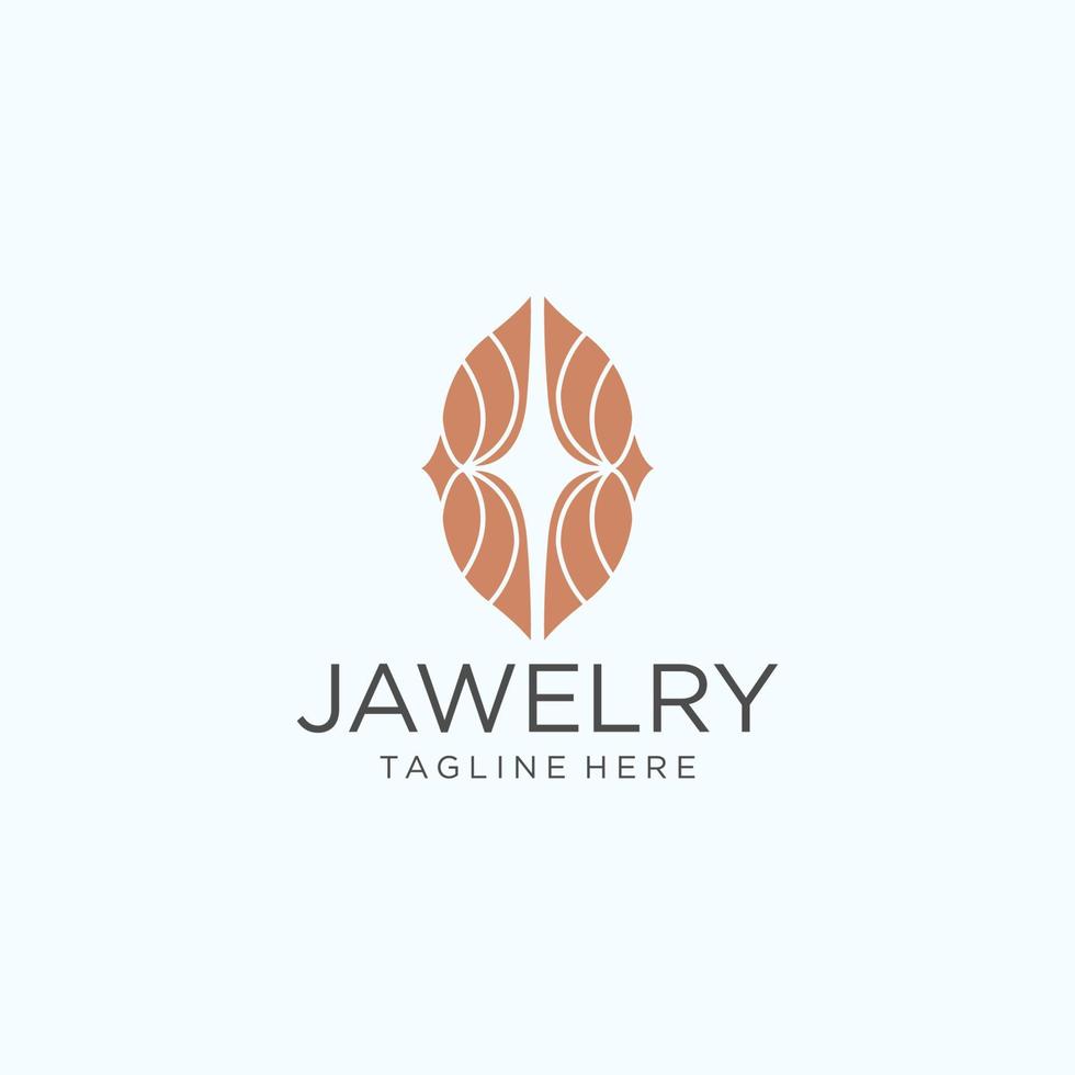 Jewerly logo design icon template vector