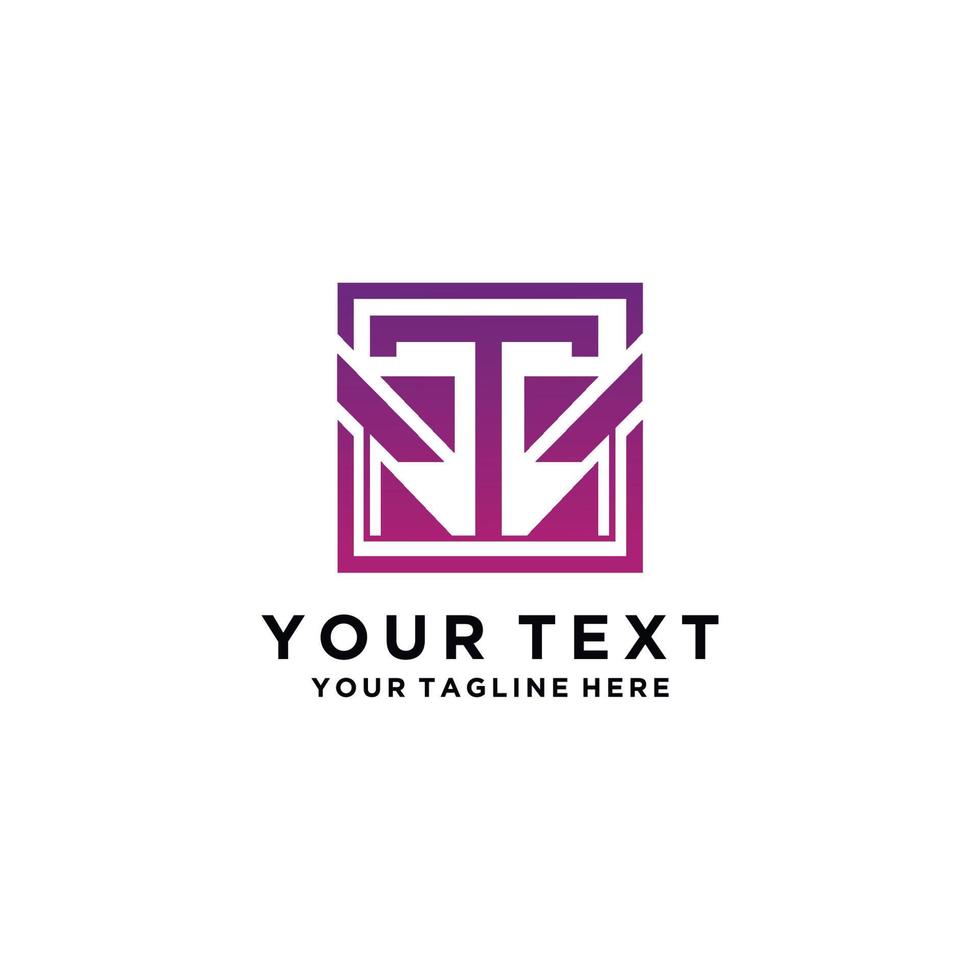 Letter - T logo icon vector image