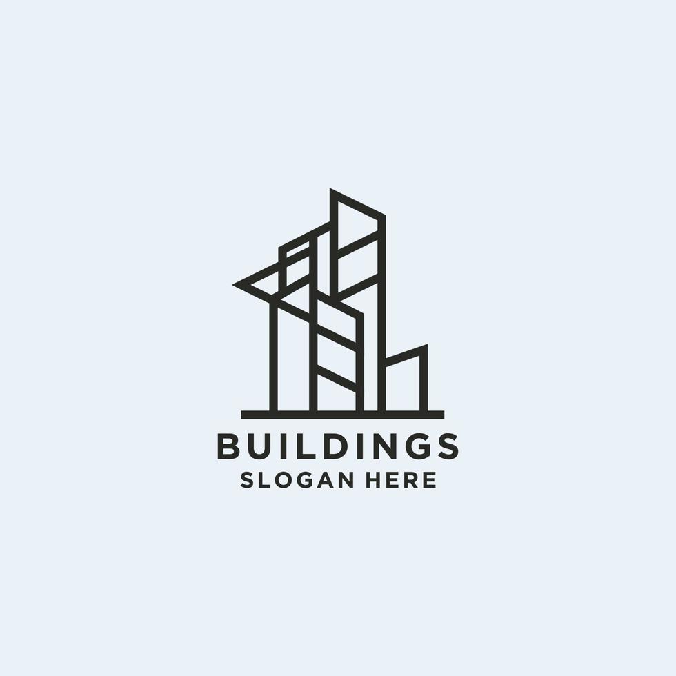 Realestate logo design icon template vector