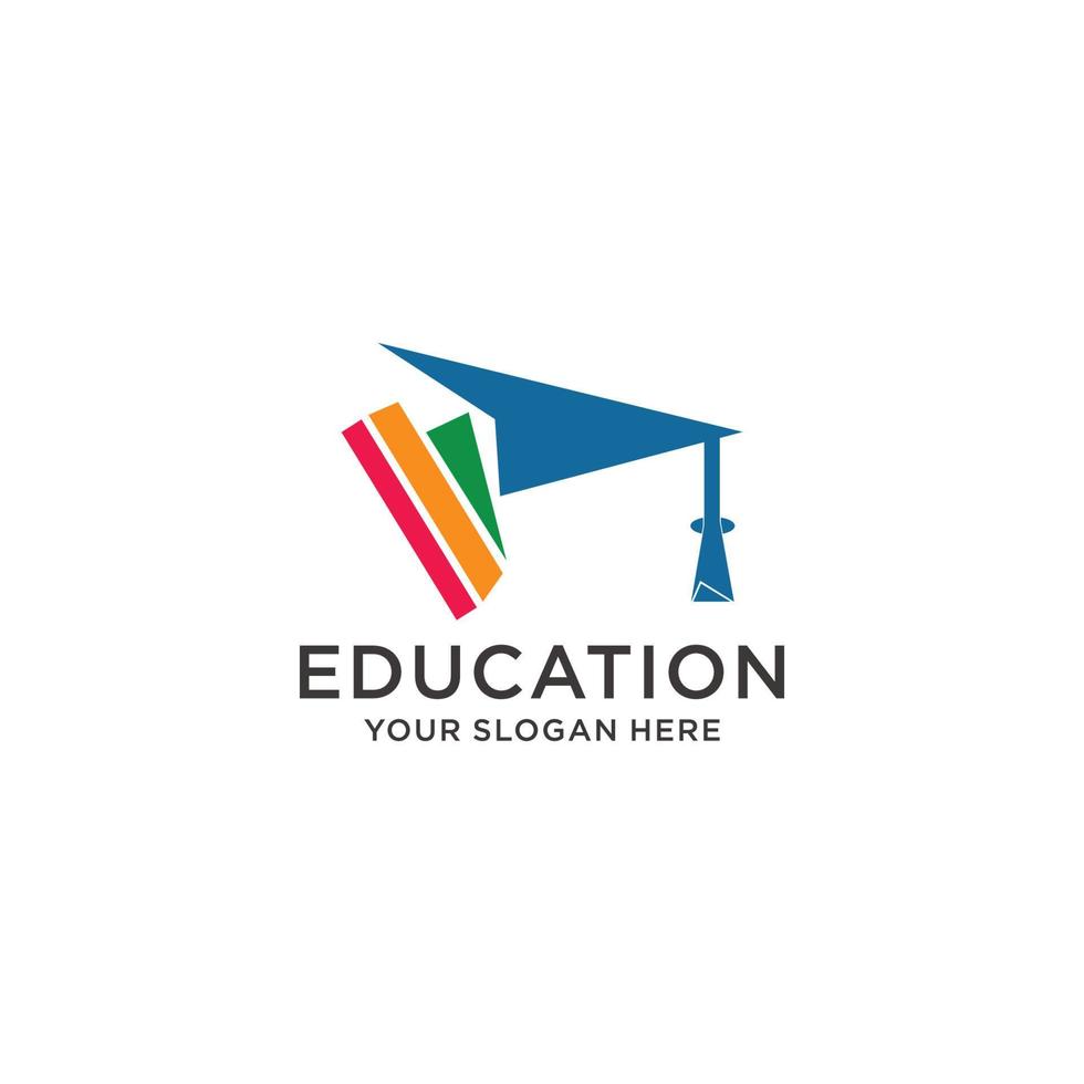 imagen vectorial del icono del logotipo de educación vector