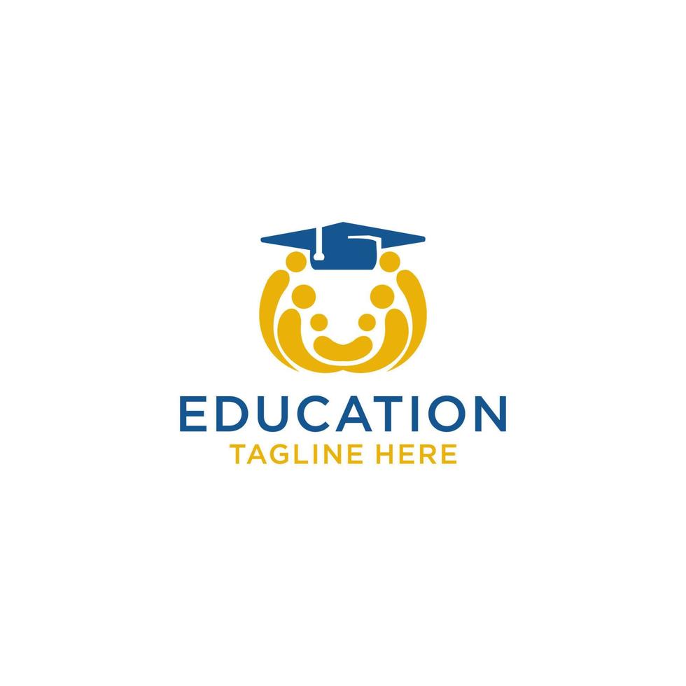imagen vectorial del icono del logotipo de educación vector
