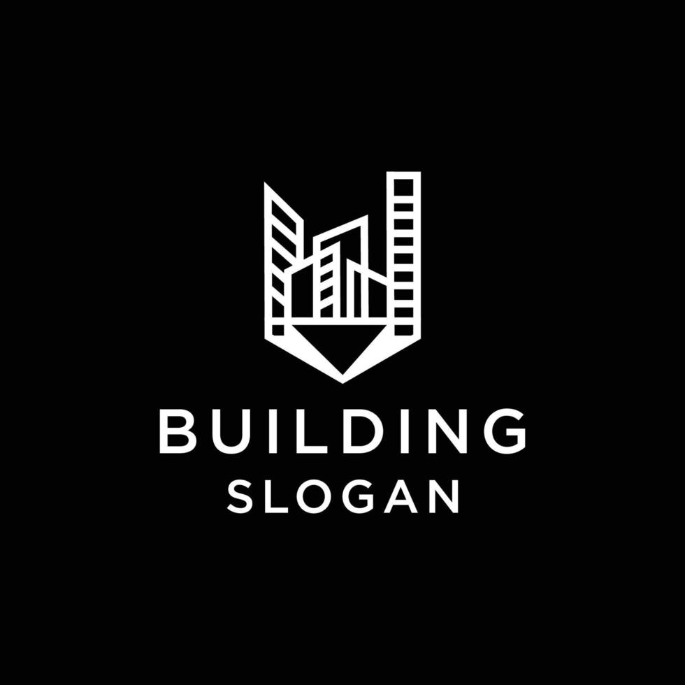 Bulding logo icon vector image