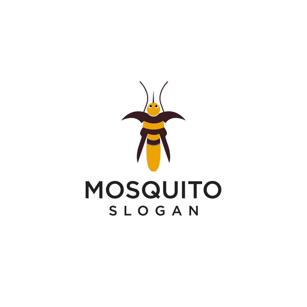 imagen vectorial del icono del logotipo de mosquito vector