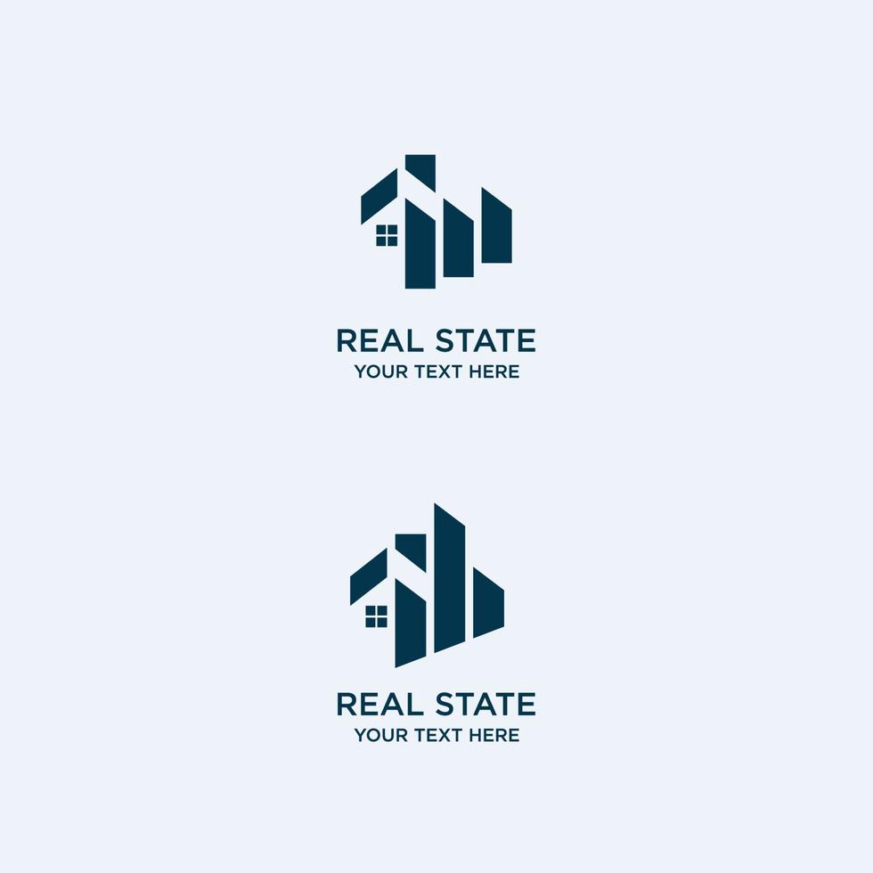Real state logo icon vector image