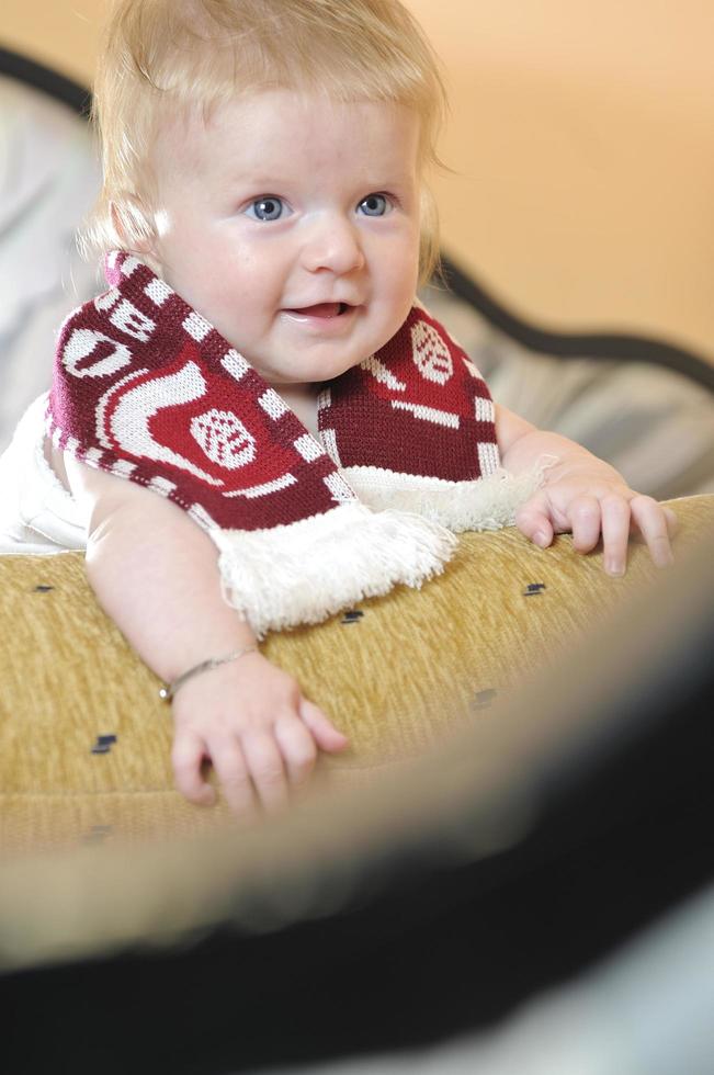 cute little baby closeup portrait photo