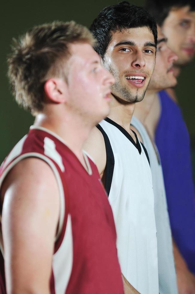 basket ball game player at sport hall photo