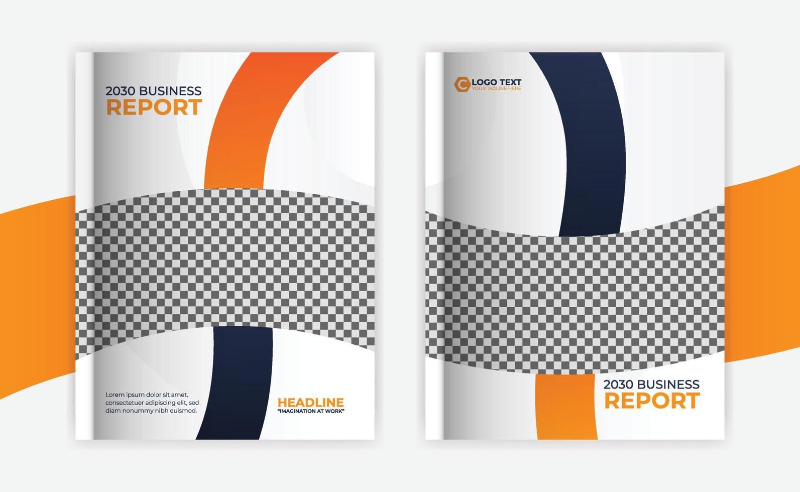 Annual report and book cover, business catalog design, layout design, Booklet, brochure, template, vector