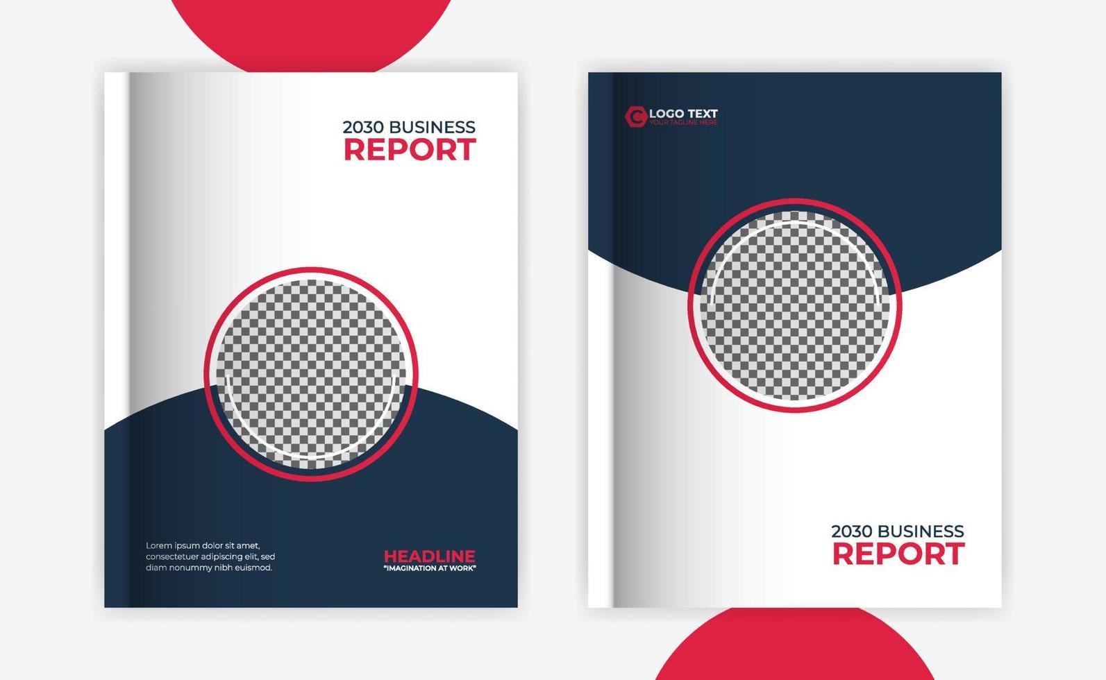 Modern annual report and book cover, business catalog design, layout design, Booklet, brochure, template, vector