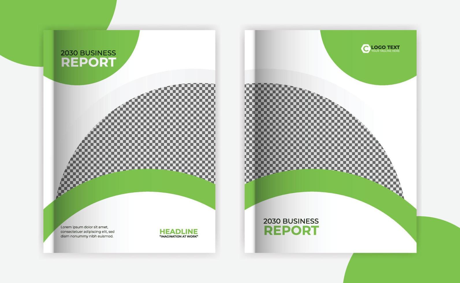 Business book cover annual report design, business catalog design, layout design, Booklet, brochure, template, vector