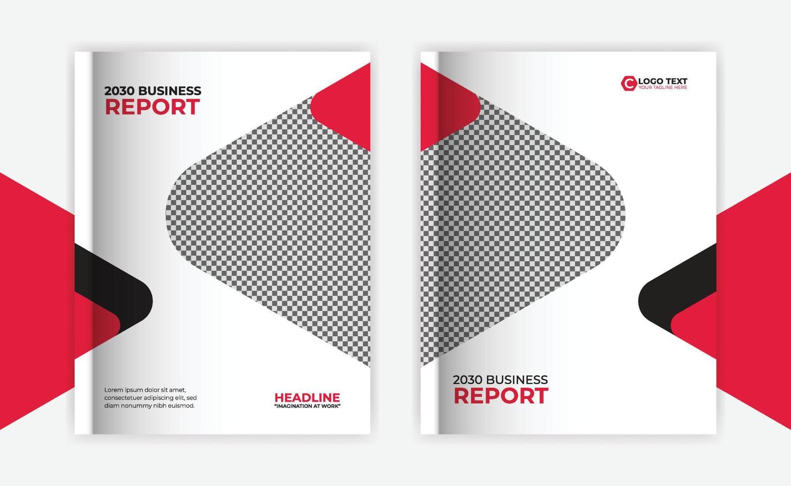 Modern annual report and book cover, business catalog design, layout design, Booklet, brochure, template, vector
