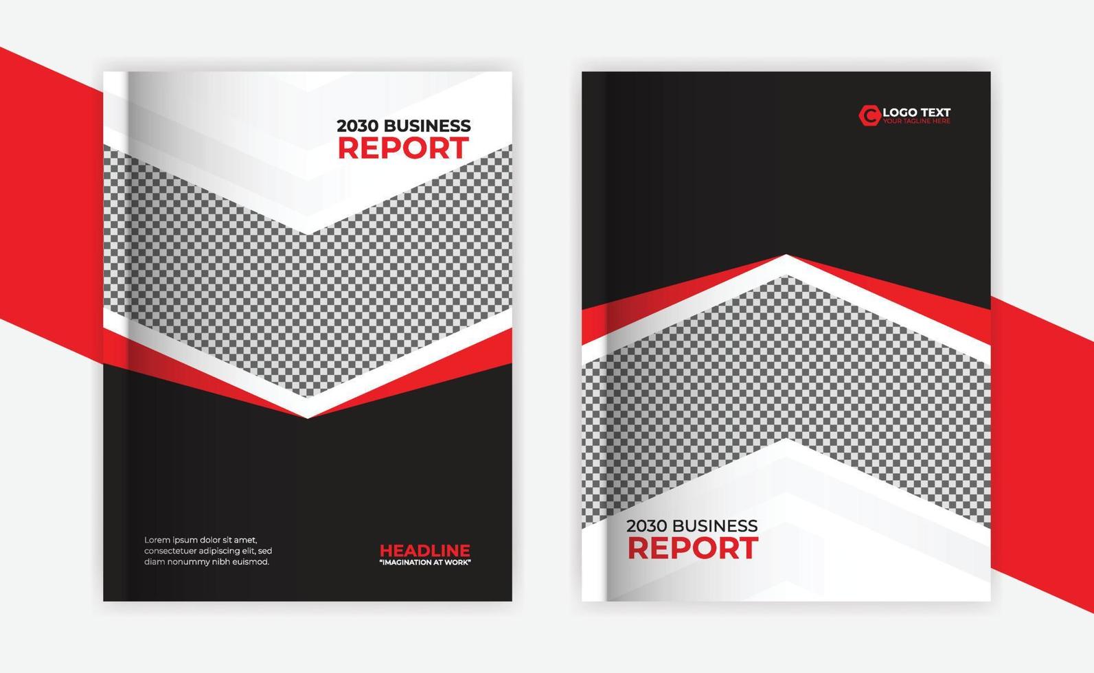 Business book cover annual report design, business catalog design, layout design, Booklet, brochure, template, vector