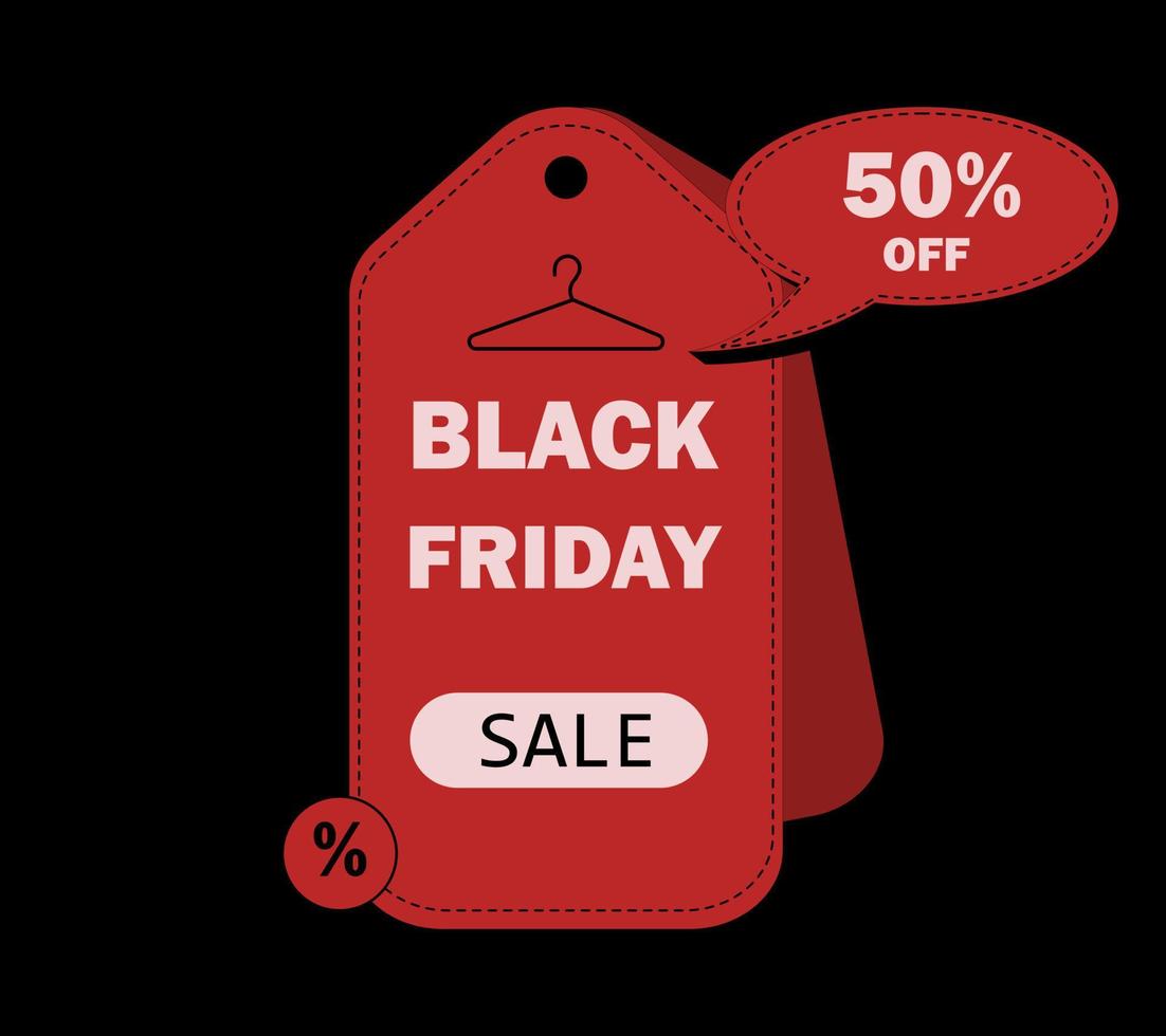 BLACK FRIDAY LABEL vector