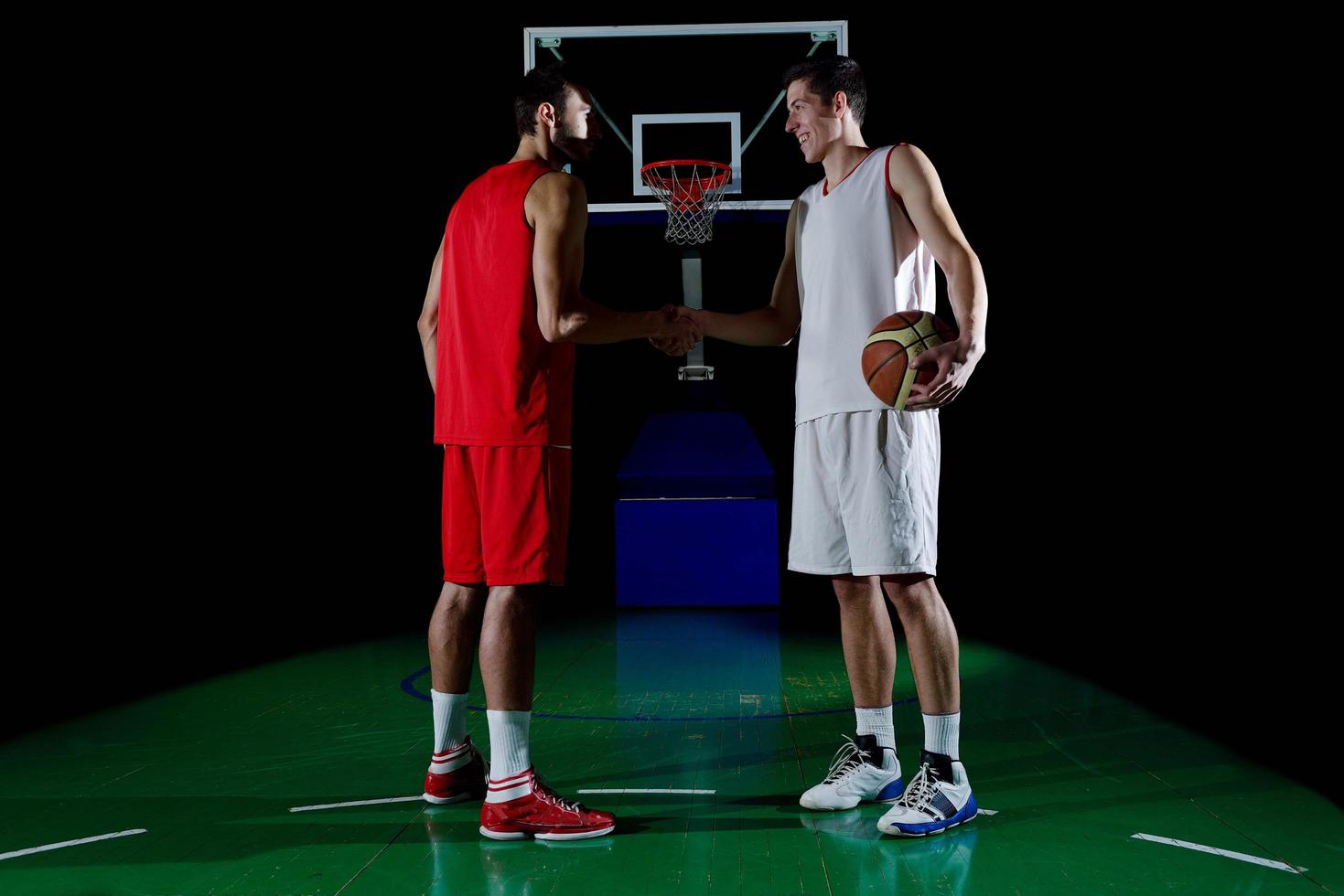 Basketball player portrait photo