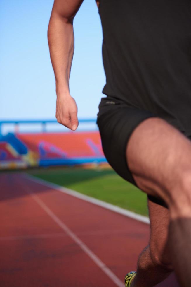 Athletic man start photo