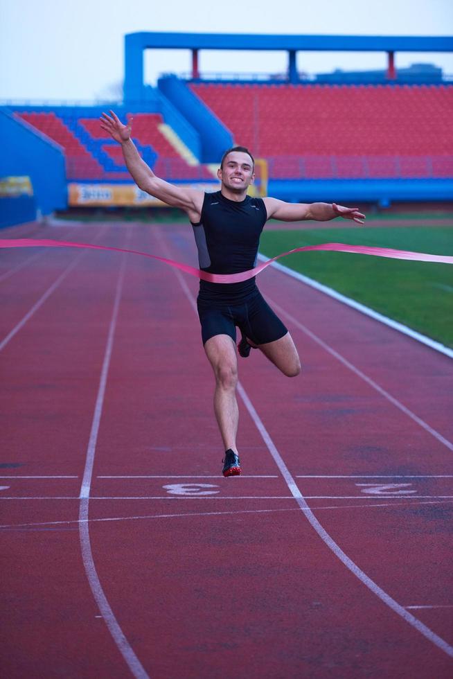 Forward to finish line on Running track. Concept of Business Competition  Game, Strategy and Challenges 29939087 Stock Photo at Vecteezy