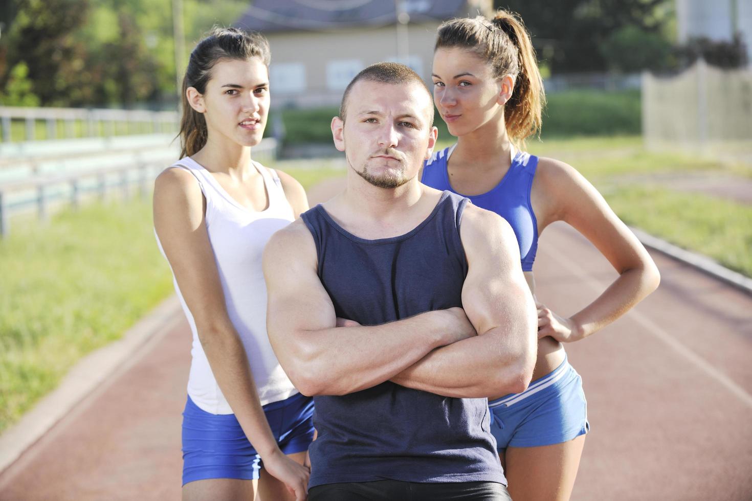 vista del equipo de atletismo foto