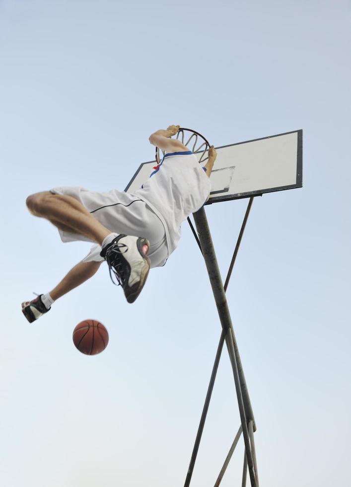 Basketball player view photo