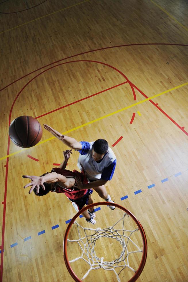 Basketball game view photo