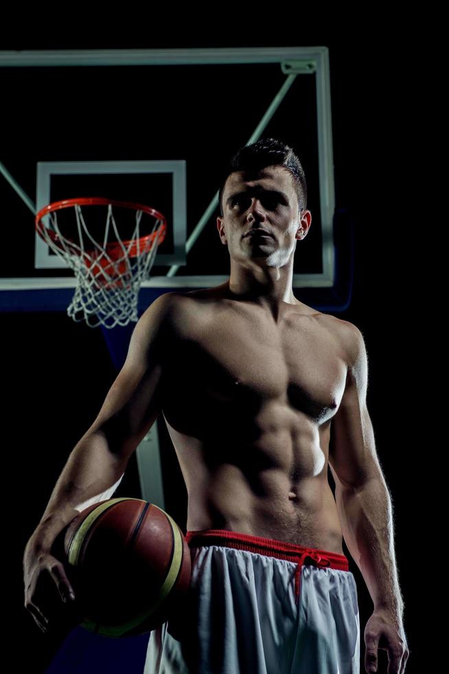 Basketball player portrait photo