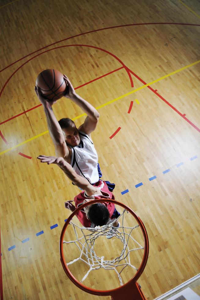 Basketball game view photo