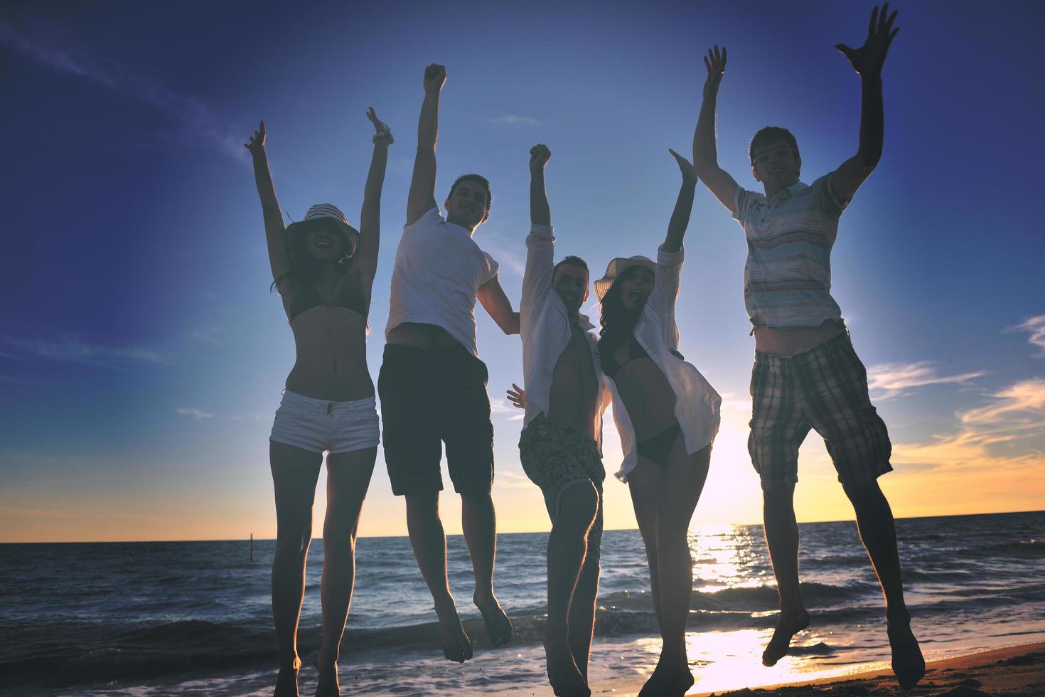 Beach party view photo
