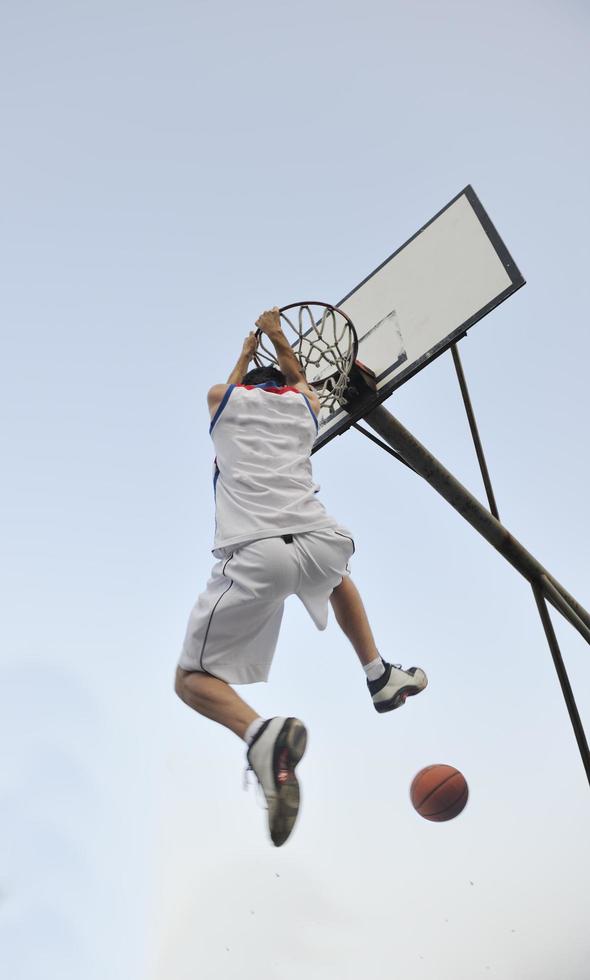 Basketball player view photo