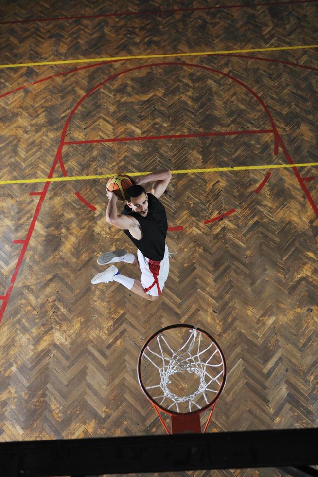 vista del juego de baloncesto foto