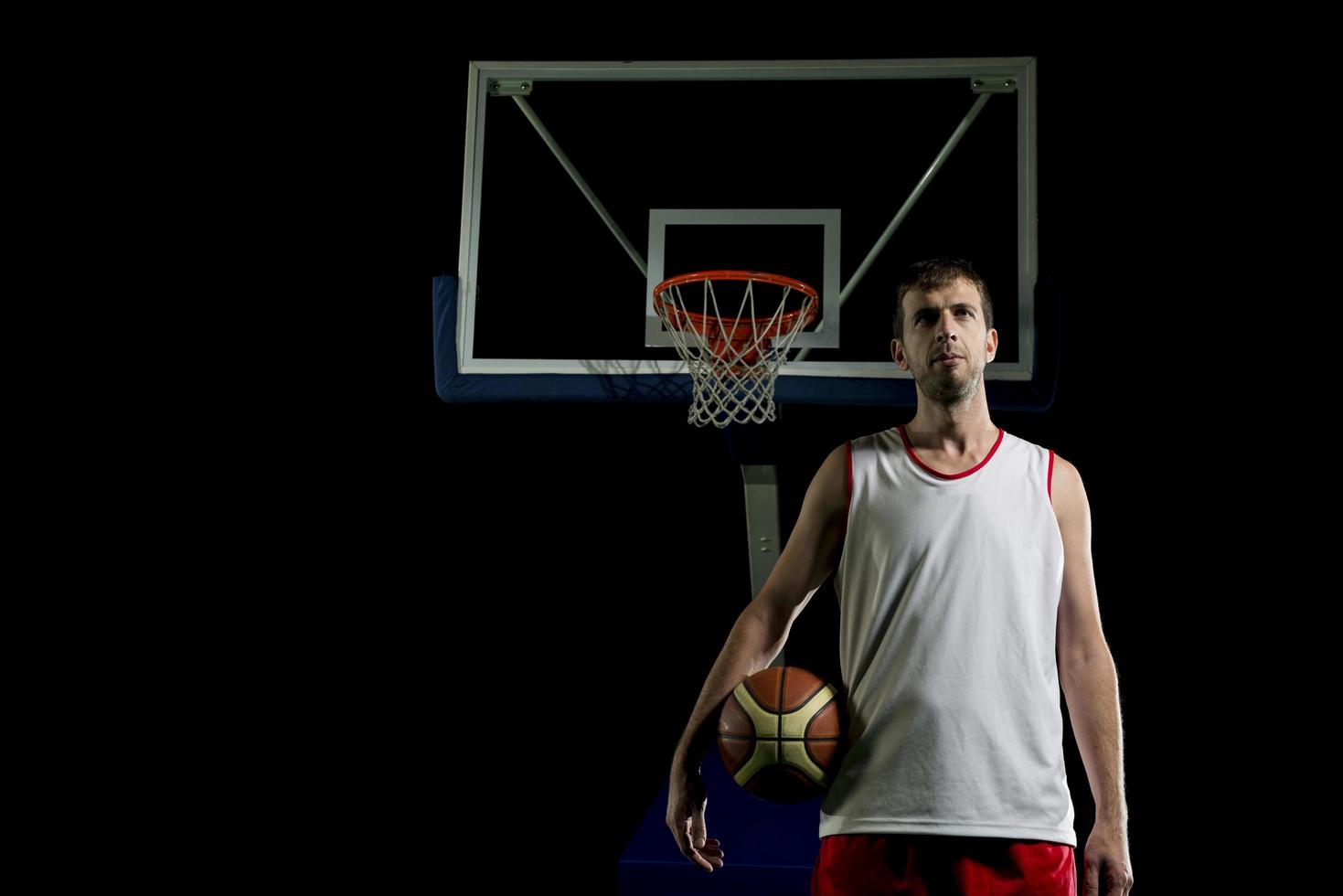 Basketball player portrait photo