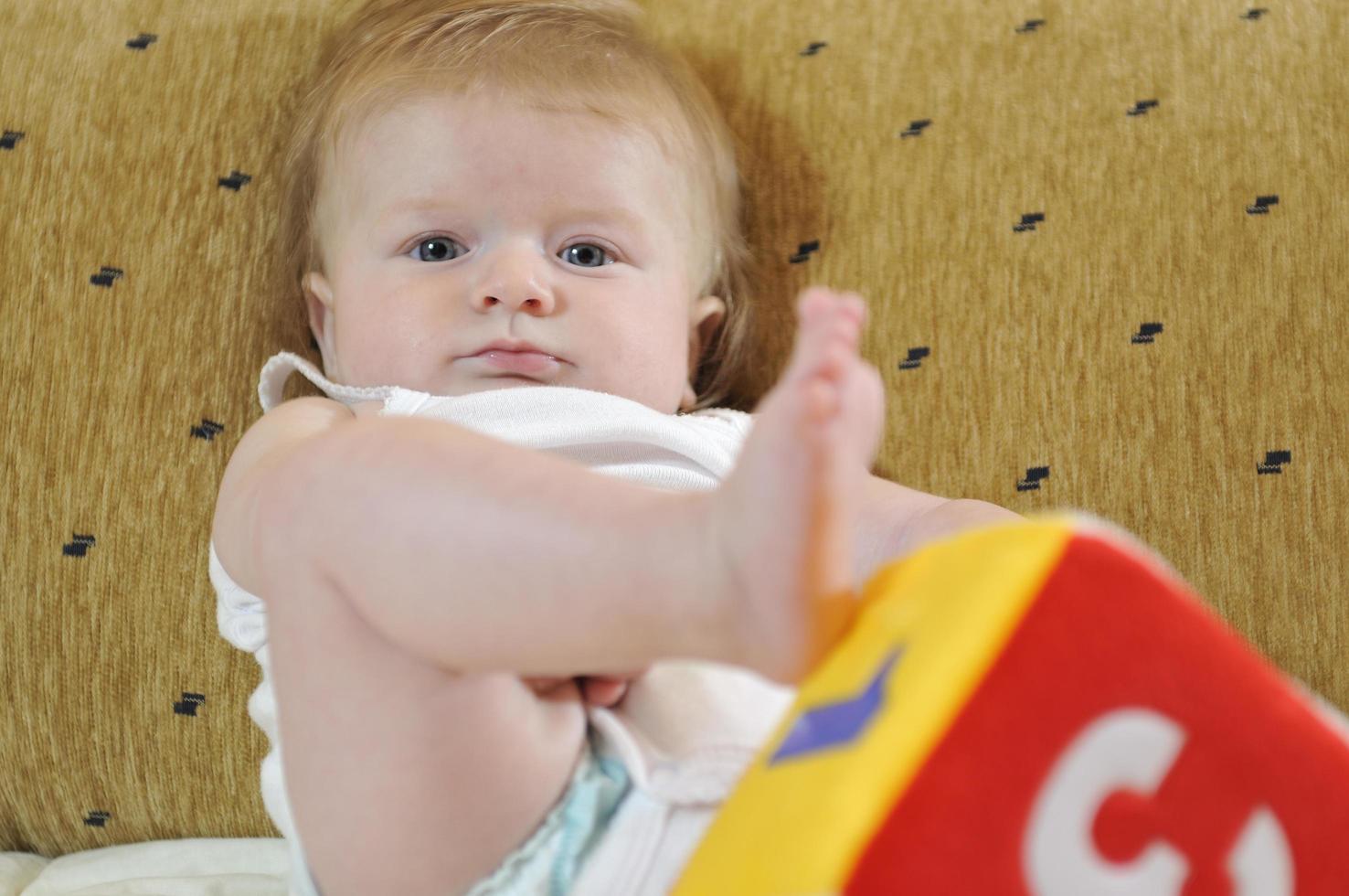 cute little baby closeup portrait photo