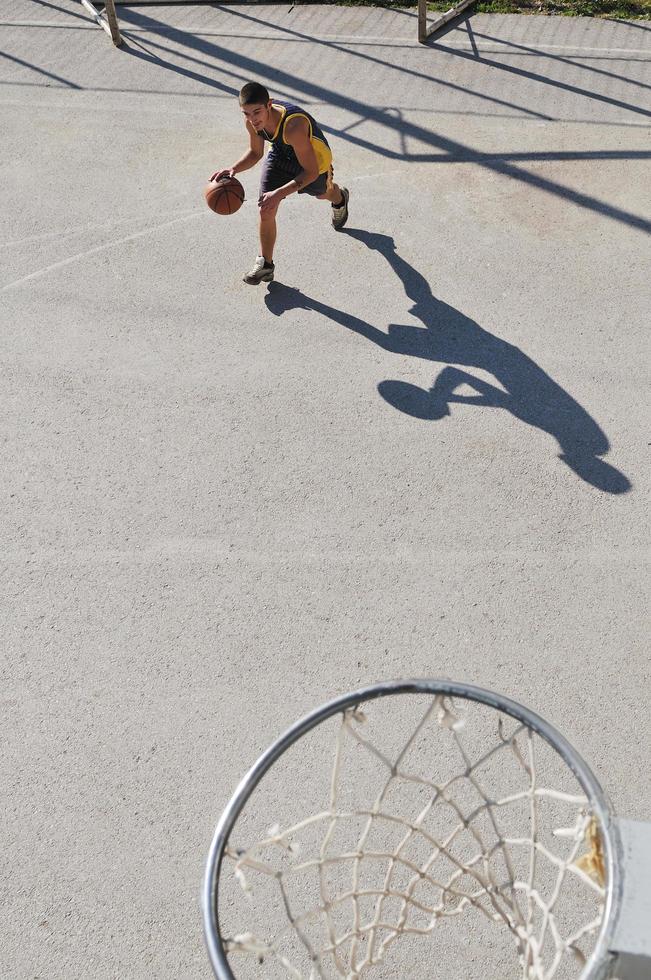 street basketball view photo