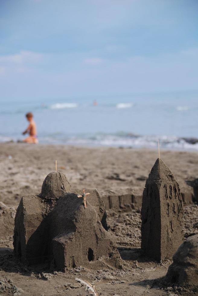 sand castle view photo