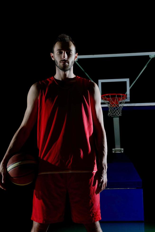 Basketball player portrait photo