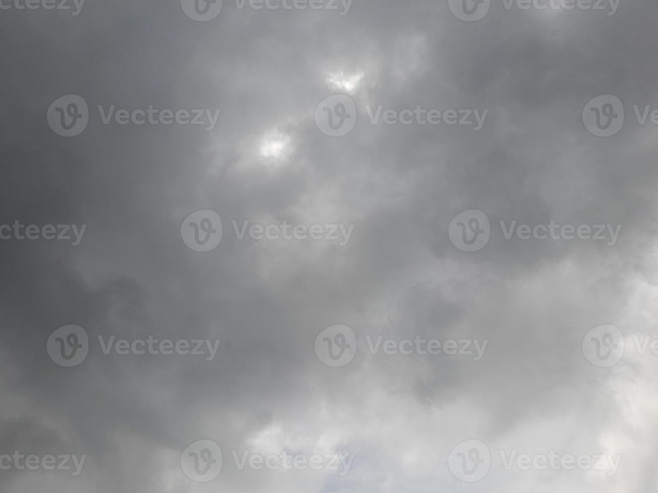 Rain clouds and black sky textured background. Black cloud, Dark sky and motion clouds before rainy. photo