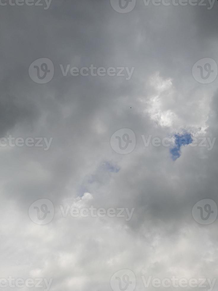 Rain clouds and black sky textured background. Black cloud, Dark sky and motion clouds before rainy. photo